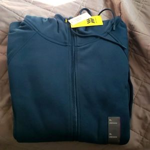Fleece full zip Navy